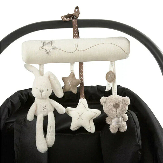 Soft Plush Mobile for Prams & Car Seats – Cozy Comfort for Everyday Adventures