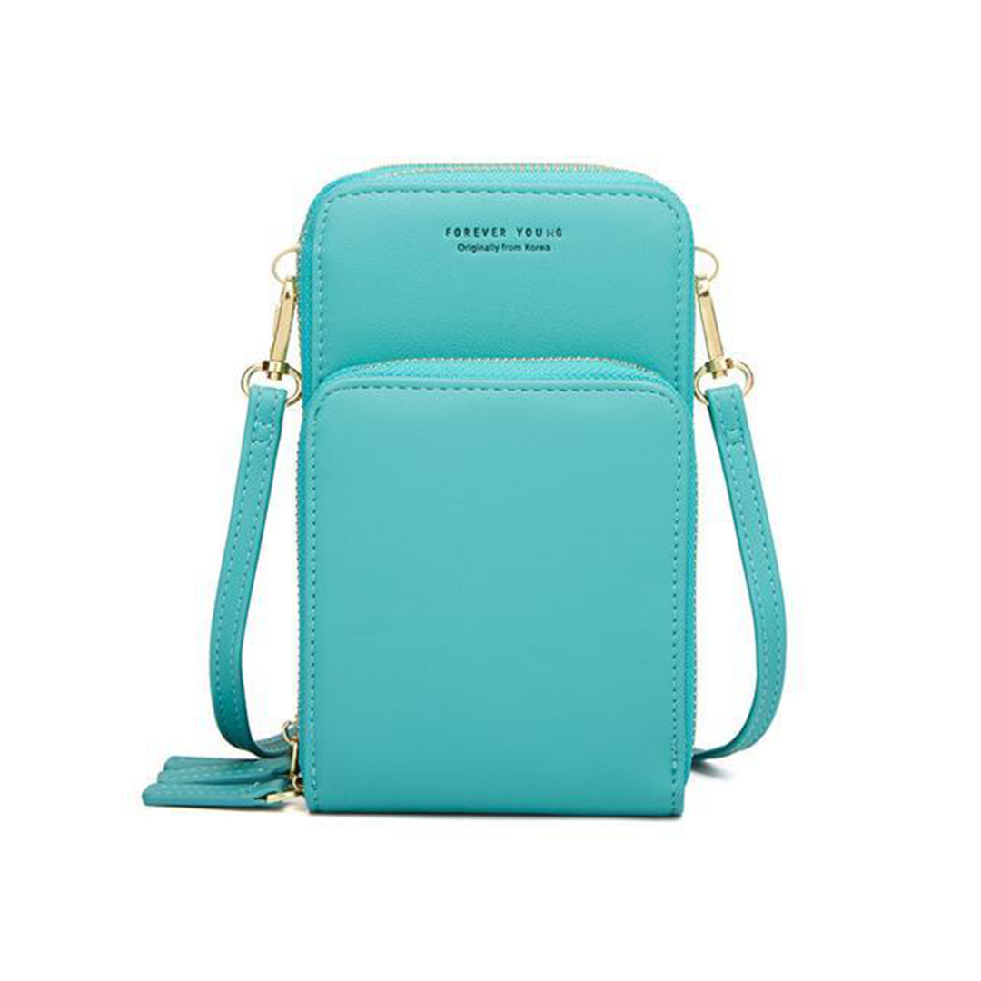 Vleria – PU Leather Phone Purse with Triple Secure Closure