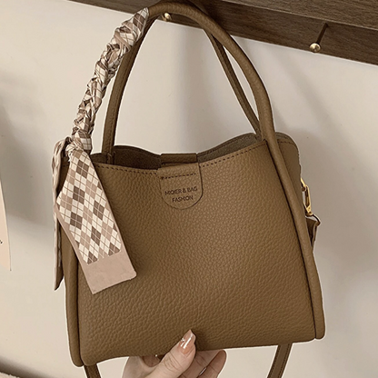 Vleria – Women’s Lychee Texture PU Leather Crossbody Handbag