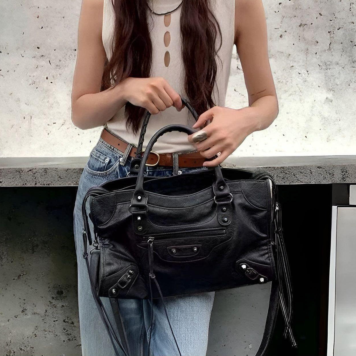 Vleria – Women’s PU Leather Shoulder Handbag with Large Main Compartment